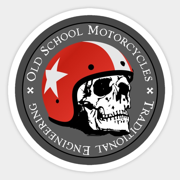 Old School Motorcycles Sticker by RosaLinde2803